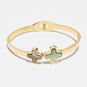 Gold Plated stainless steel bangle